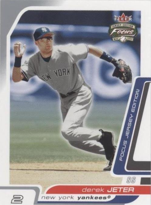 2003 Fleer Focus Jersey Edition - Derek Jeter #1