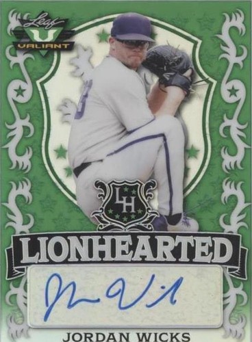2021 Leaf Valiant - Jordan Wicks #LH-JW2
