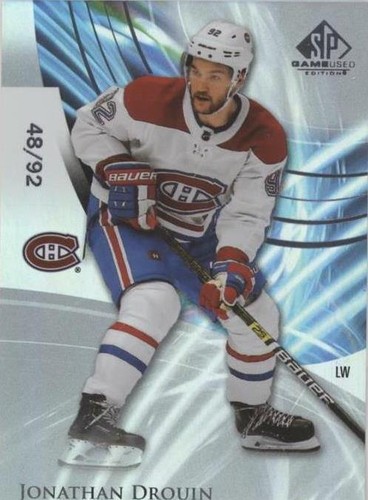 2020-21 Upper Deck SP Game Used - Jonathan Drouin #89