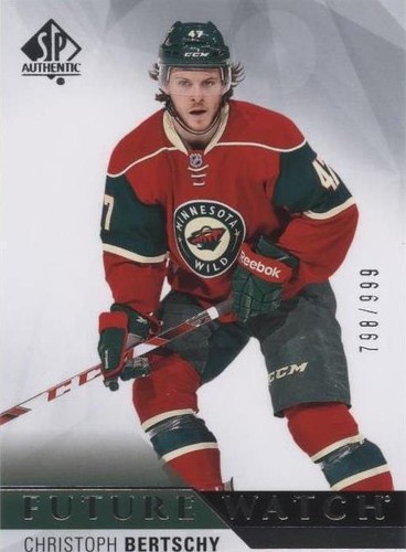 2015-16 SP Authentic - Christoph Bertschy #218