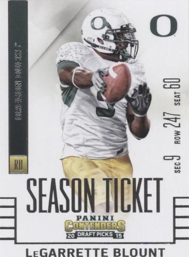 2015 Panini Contenders Draft Picks LeGarrette Blount #91