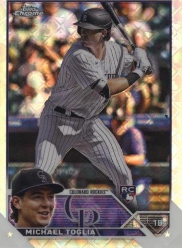 2023 Topps Chrome Logofractor Edition - Michael Toglia #87