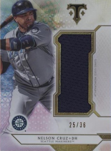 2018 Topps Triple Threads - Nelson Cruz #SJR-NC1