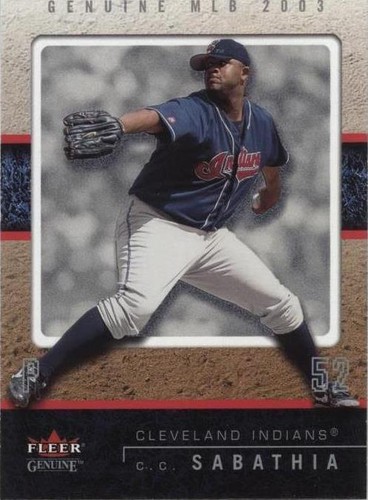2003 Fleer Genuine - C.C. Sabathia #71