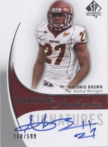 2010 SP Authentic Antonio Brown #178