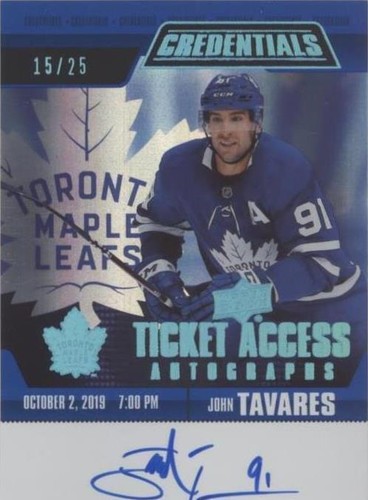 2019-20 Upper Deck Credentials - John Tavares #TAA-JT