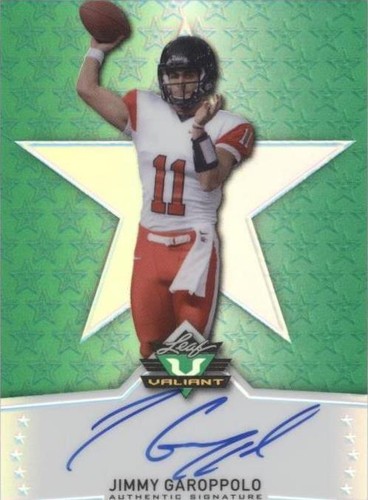 2014 Leaf Valiant Jimmy Garoppolo #BA-JG1