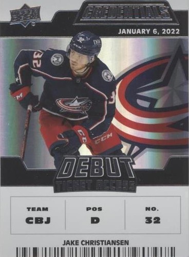 2022-23 Upper Deck Credentials - Jake Christiansen #114