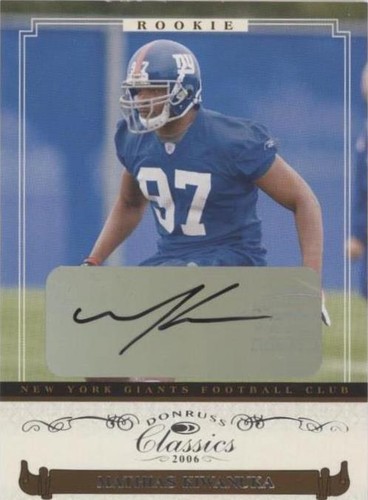 2006 Donruss Classics Mathias Kiwanuka #180