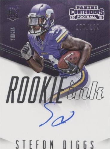 2015 Panini Contenders Stefon Diggs #INK-SD