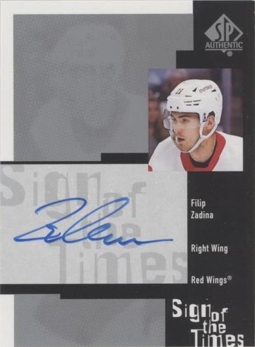2019-20 SP Authentic - Filip Zadina #RSOTT-FZ