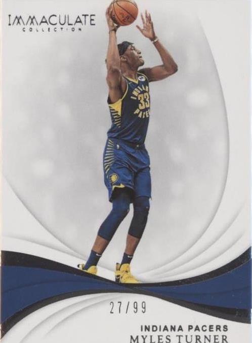 2018-19 Panini Immaculate Collection - Myles Turner #62