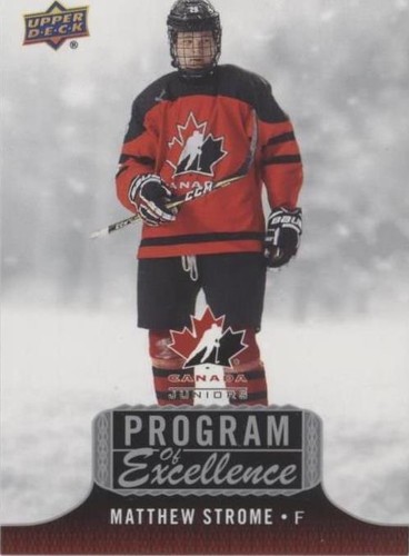 2017 Upper Deck Team Canada Juniors - Matthew Strome #POE-20