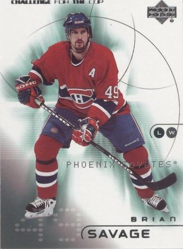 2001-02 Upper Deck Challenge for the Cup - Brian Savage #44