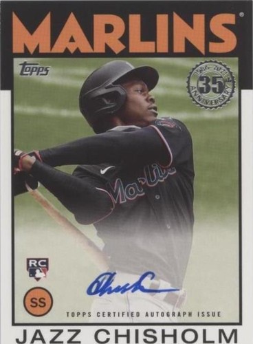 2021 Topps Update Series - Jazz Chisholm #86B-JC