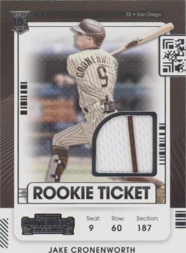2021 Panini Contenders - Jake Cronenworth #RTJ-JC