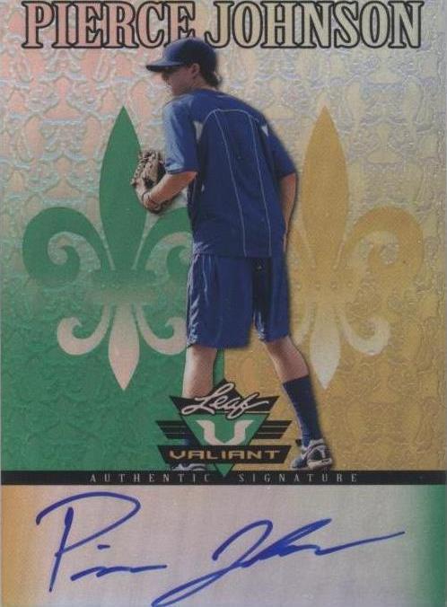 2012 Leaf Valiant - Pierce Johnson #VA-PJ1