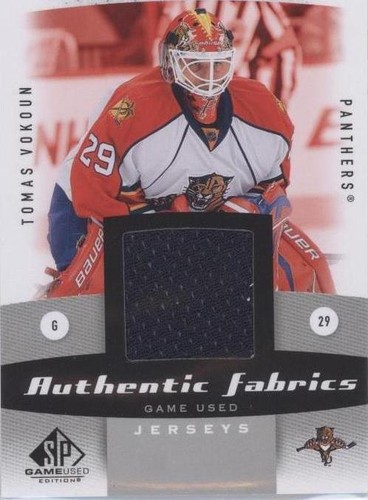 2010-11 SP Game Used Edition - Tomas Vokoun #AF-VK