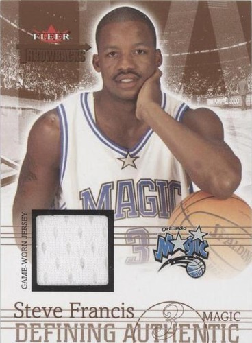 2004-05 Fleer Throwbacks - Steve Francis #DA-SF
