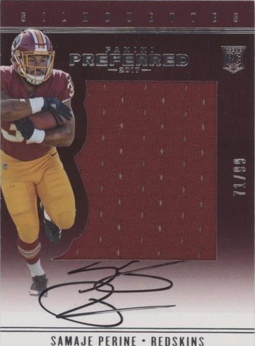 2017 Panini Preferred Samaje Perine #100