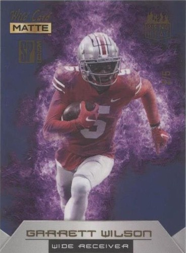 2022 Wild Card MATTE National Convention Garrett Wilson #RHN-9