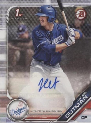 2019 Bowman - James Outman #PA-JO