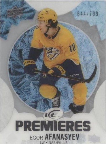 2023-24 Upper Deck Ice - Egor Afanasyev #187