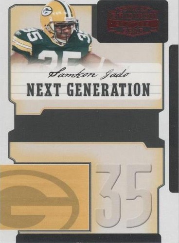 2006 Donruss Gridiron Gear Sam Gado #NG-9