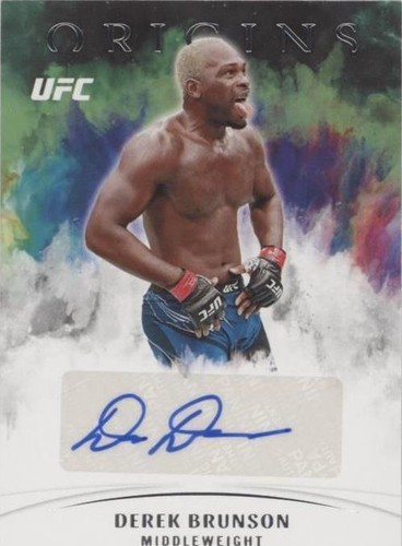 2022 Panini Chronicles UFC - Derek Brunson #OA-DBR