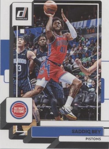 Saddiq Bey /41シリ RC auto STUB貴重 NBA 2020-21 Donruss Saddiq Bey Rated Rookie Autograph Auto