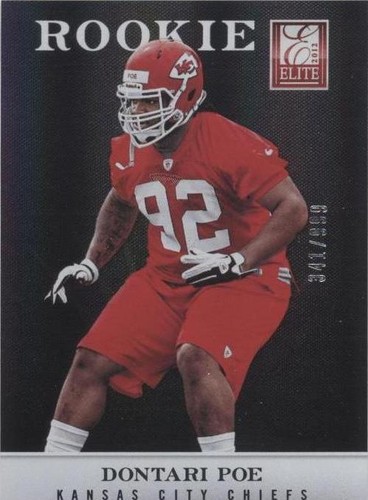 2012 Elite Dontari Poe #122