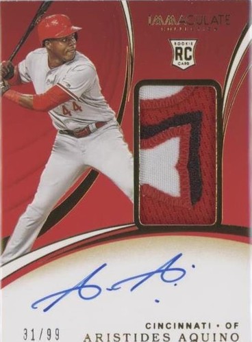 2020 Panini Immaculate Collection - Aristides Aquino #134