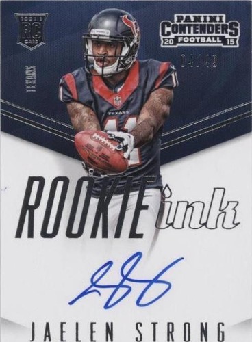 2015 Panini Contenders Jaelen Strong #INK-JS