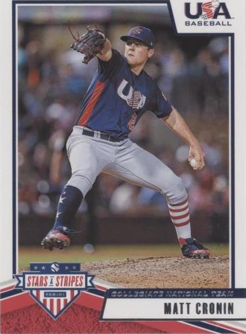 2019 Panini USA Baseball Stars & Stripes - Matt Cronin #3