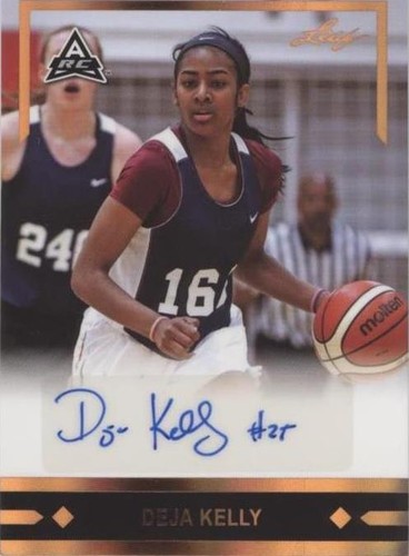 2021-22 Leaf Memories - Deja Kelly #GLR-DK1