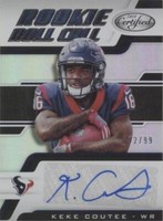 2018 Panini Certified Keke Coutee #RC-KC