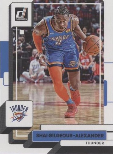 SHAI GILGEOUS-ALEXANDER 2022-23 Donruss #100 NBA Thunder ID