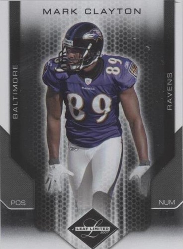 2007 Leaf Limited Mark Clayton #10