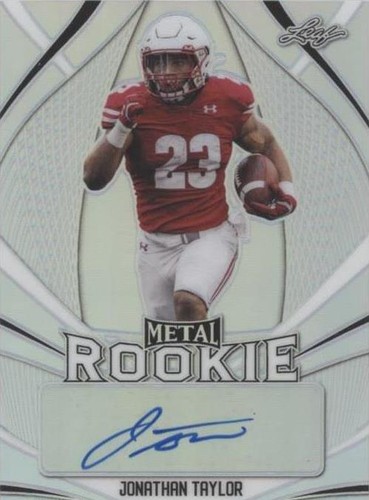 2020 Leaf Metal Rookie Autographs Jonathan Taylor #MR-JT1