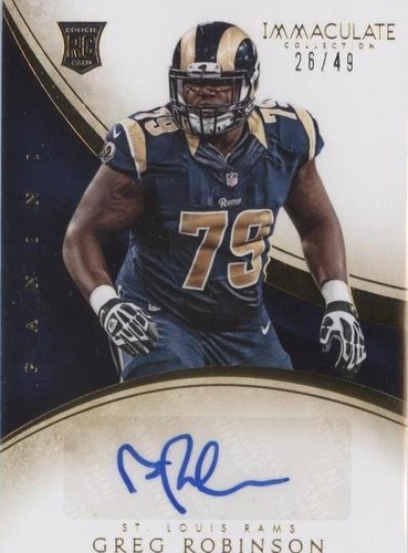 2014 Panini Immaculate Collection Greg Robinson #142