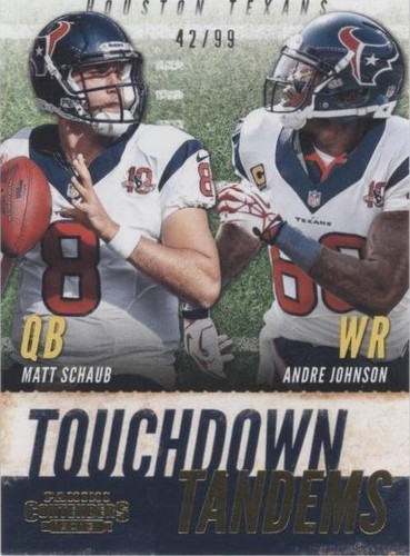 2013 Panini Contenders Andre Johnson Matt Schaub #17