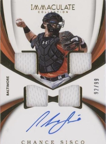 2018 Panini Immaculate Collection - Chance Sisco #RQM-CS