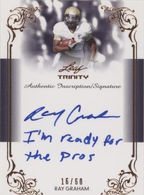 2013 Leaf Trinity Ray Graham #DI-RG1