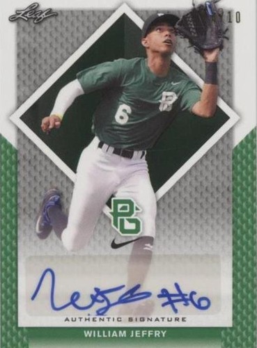 2016 Leaf Perfect Game National Showcase - William Jeffry #BA-067