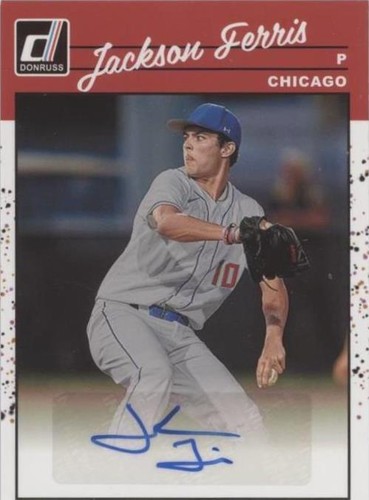 2023 Bowman - Chrome Prospect Autographs #CPA-JF Jackson Ferris 