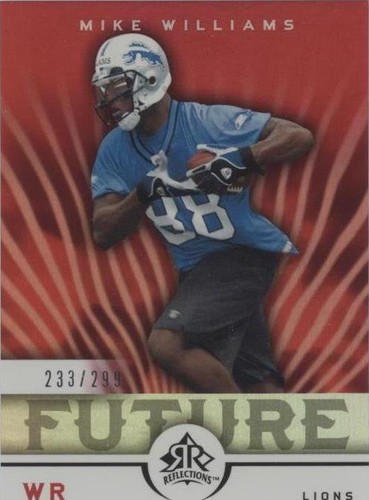 2005 Upper Deck Reflections Mike Williams #285