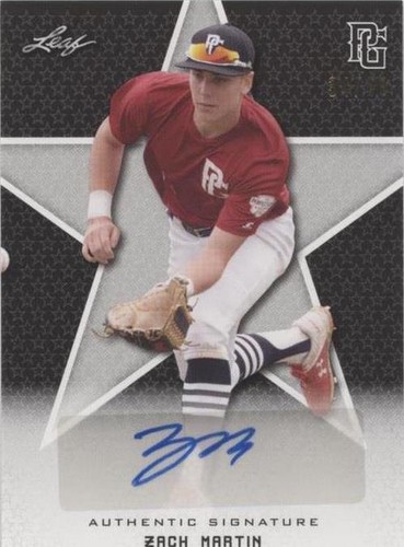 2020 Leaf Perfect Game National Showcase - Zach Martin #BA-ZM1