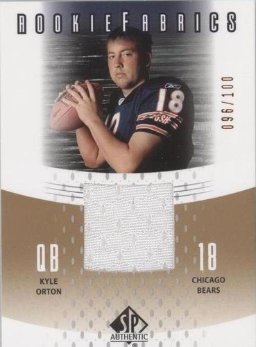 2005 SP Authentic Kyle Orton #RF-KO