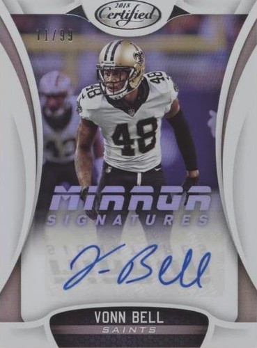 2018 Panini Certified Vonn Bell #MS-VB