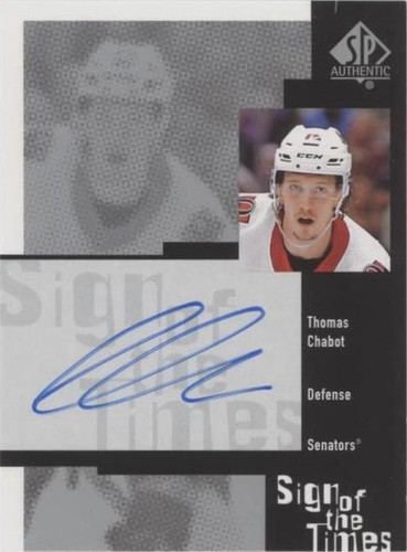 2019-20 SP Authentic - Thomas Chabot #RSOTT-TC